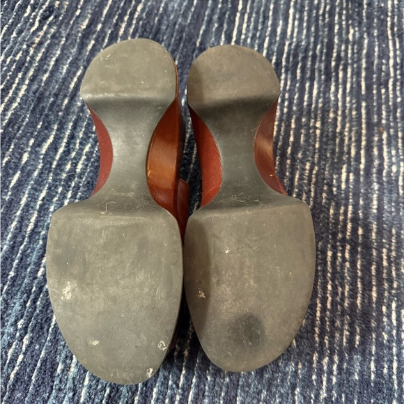 Robert Clergerie Dark Brown Platform Mules - Picture 5 of 5